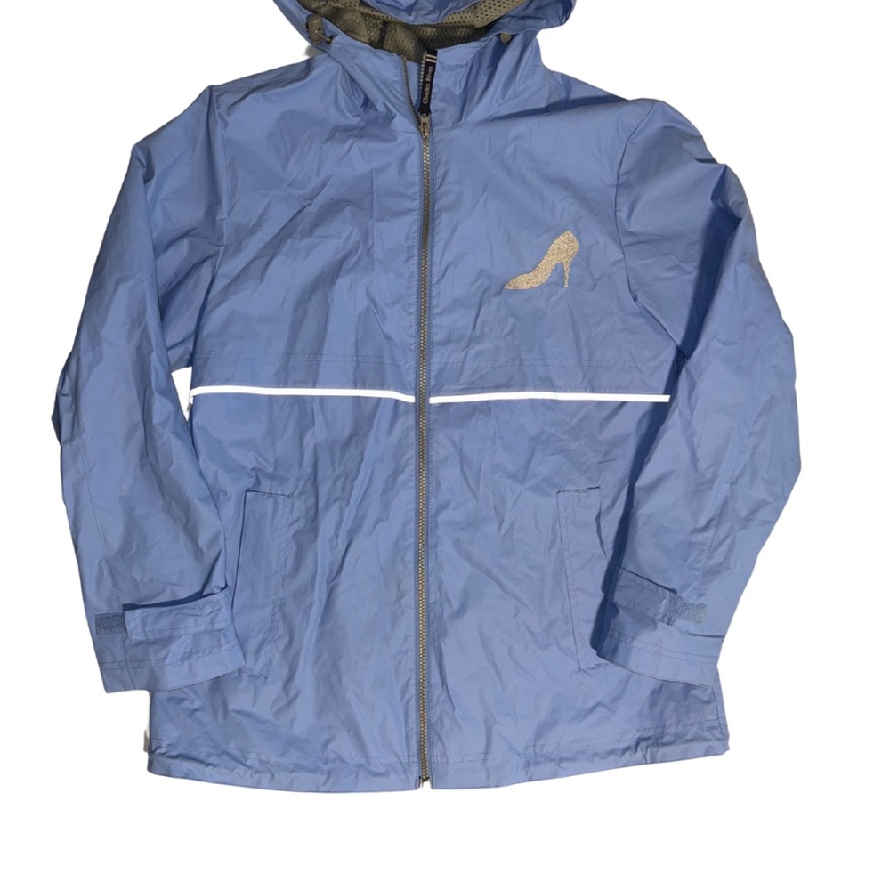 Blue Women’s Disney Embroidered Raincoat